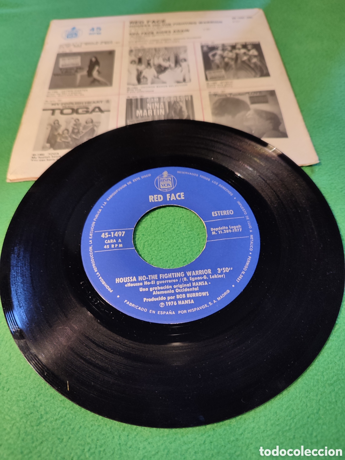 Discos de vinilo: Red Face - Houssa ho- the fighting warrior - Foto 2