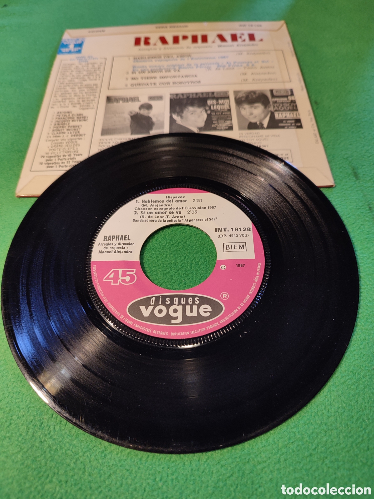 Discos de vinilo: Raphael - Hablemos de amor+ 3 - Foto 2