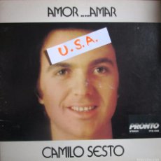 Discos de vinilo: LP CAMILO SESTO ESTADOS UNIDOS USA AMOR...AMAR PORTADA DOBLE VER FOTOS