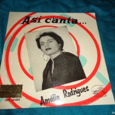Discos de vinilo: ASI CANTA.....AMALIA RODRIGUES. ANTIGAMENTE + 3. EP. LA VOZ DE SU AMO, 1958. IMPECABLE (#)