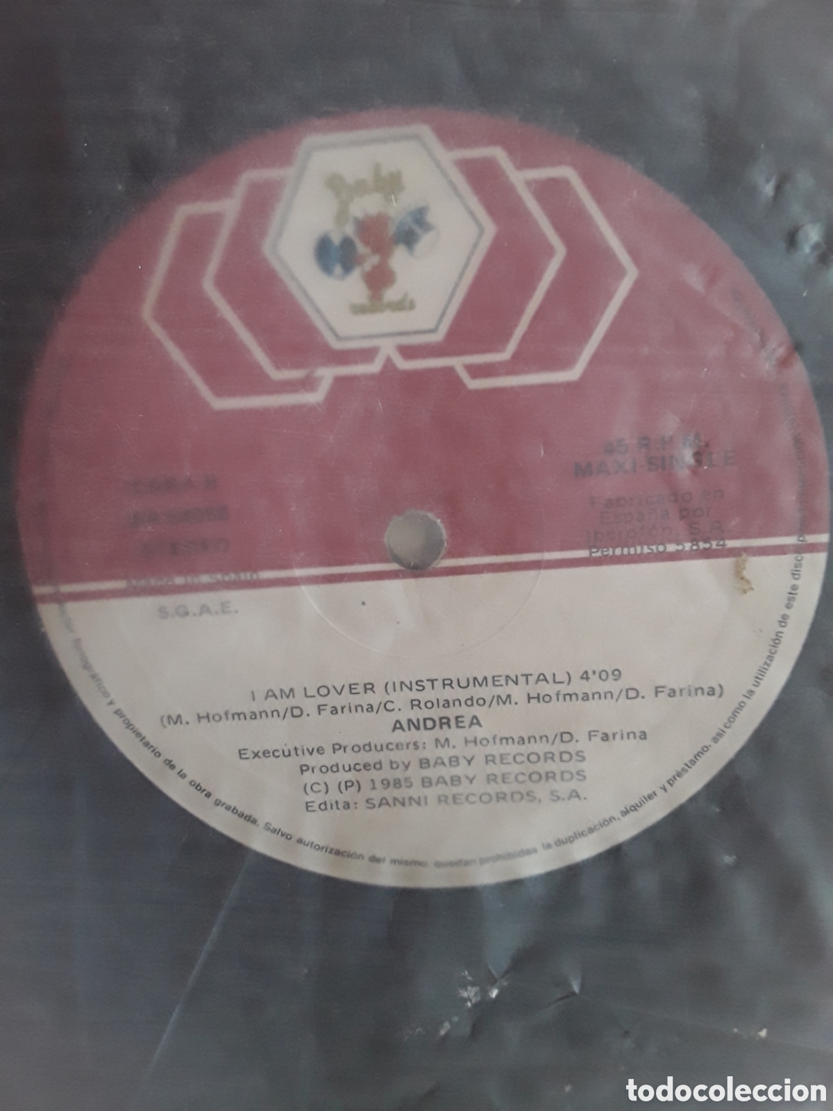 Discos de vinilo: Andrea &ndash; Im A Lover - Soy Un Lig&oacute;n - Foto 2