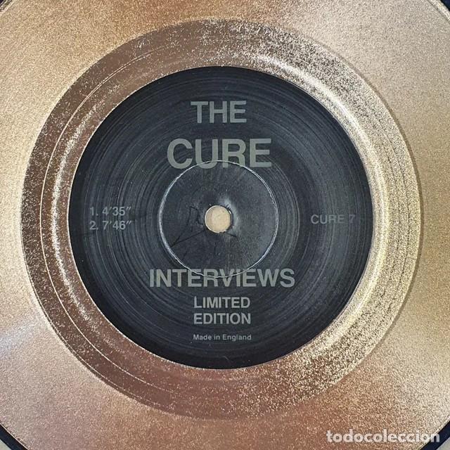 Discos de vinilo: The Cure - 7&rdquo; - Interviews - Vinilo dorado - Foto 3