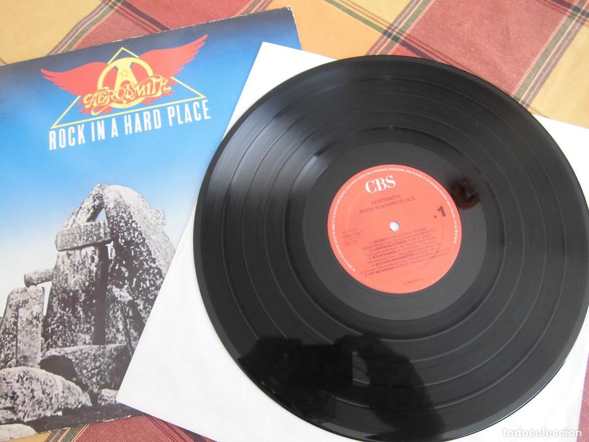 Discos de vinilo: Aerosmith- Rock in a hard place - Foto 3