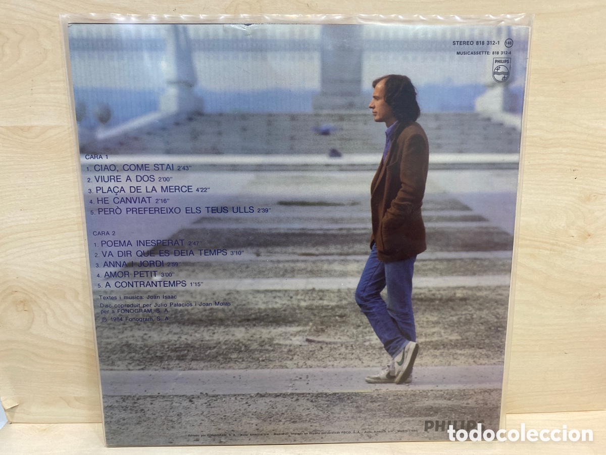 Discos de vinilo: Joan Isaac - Inesperat (LP, Album) - Foto 2