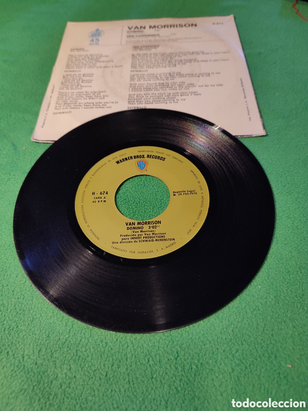 Discos de vinilo: Van Morrison - Domino - Foto 2