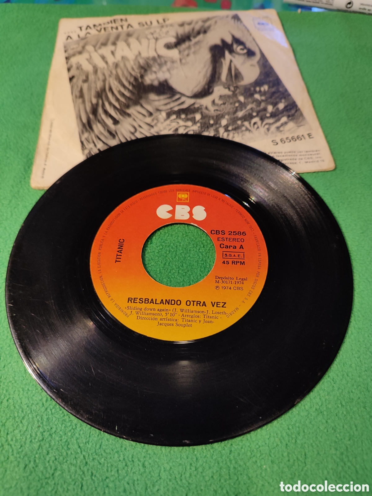 Discos de vinilo: Titanic - Resbalando otra vez - Foto 2