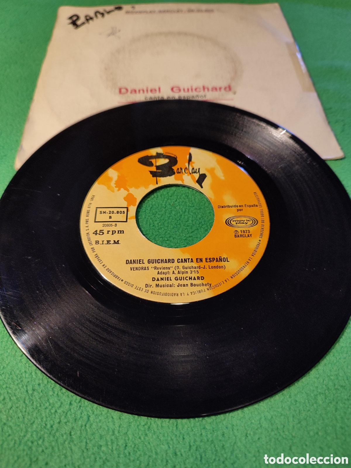 Discos de vinilo: Daniel Guichard - La ternura - Foto 2