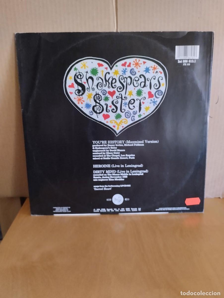 Discos de vinilo: SHAKESPEAR&acute;S SISTER --- YOU&acute;RE HISTORY - MAXI - Foto 2