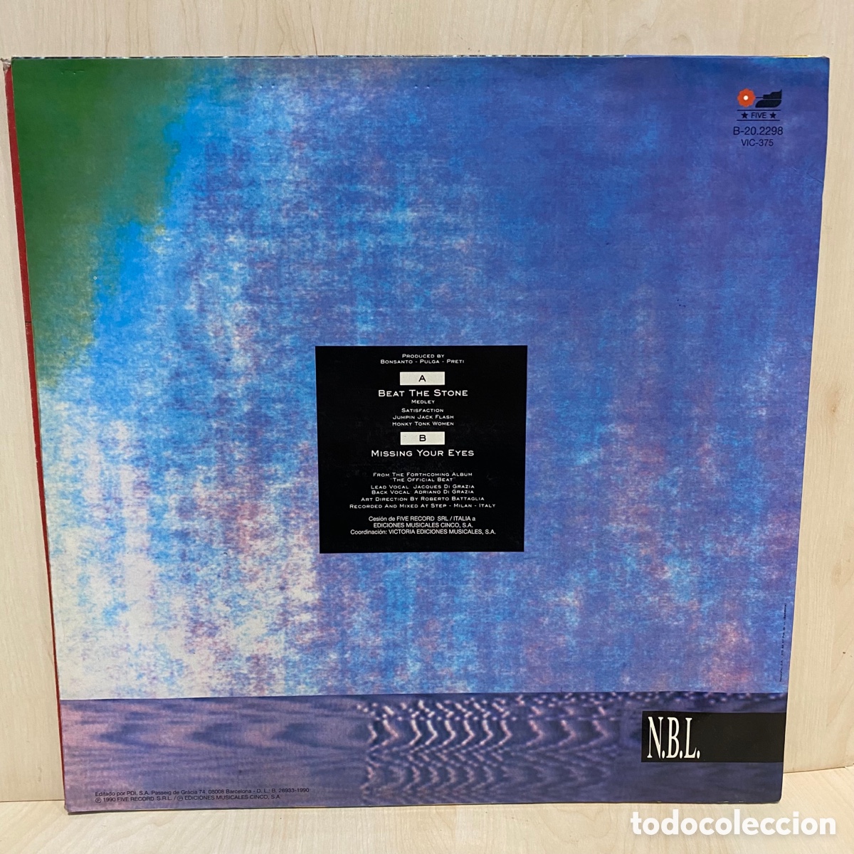 Discos de vinilo: N.B.L. - Beat The Stone (12&rdquo;, Maxi) - Foto 2