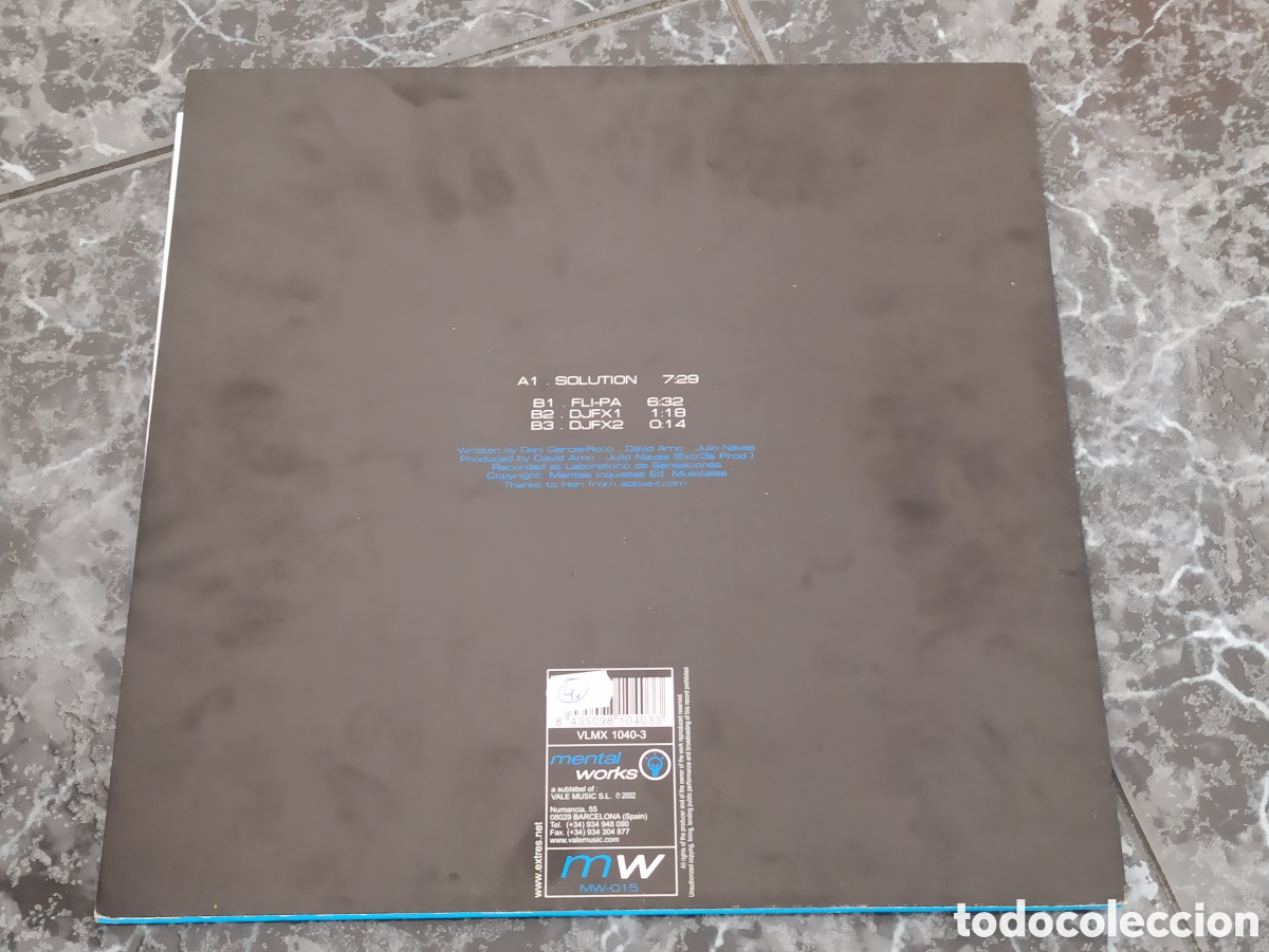 Discos de vinilo: Undercontrol - Undercontrol (12&rdquo;, Blu)) - Foto 2