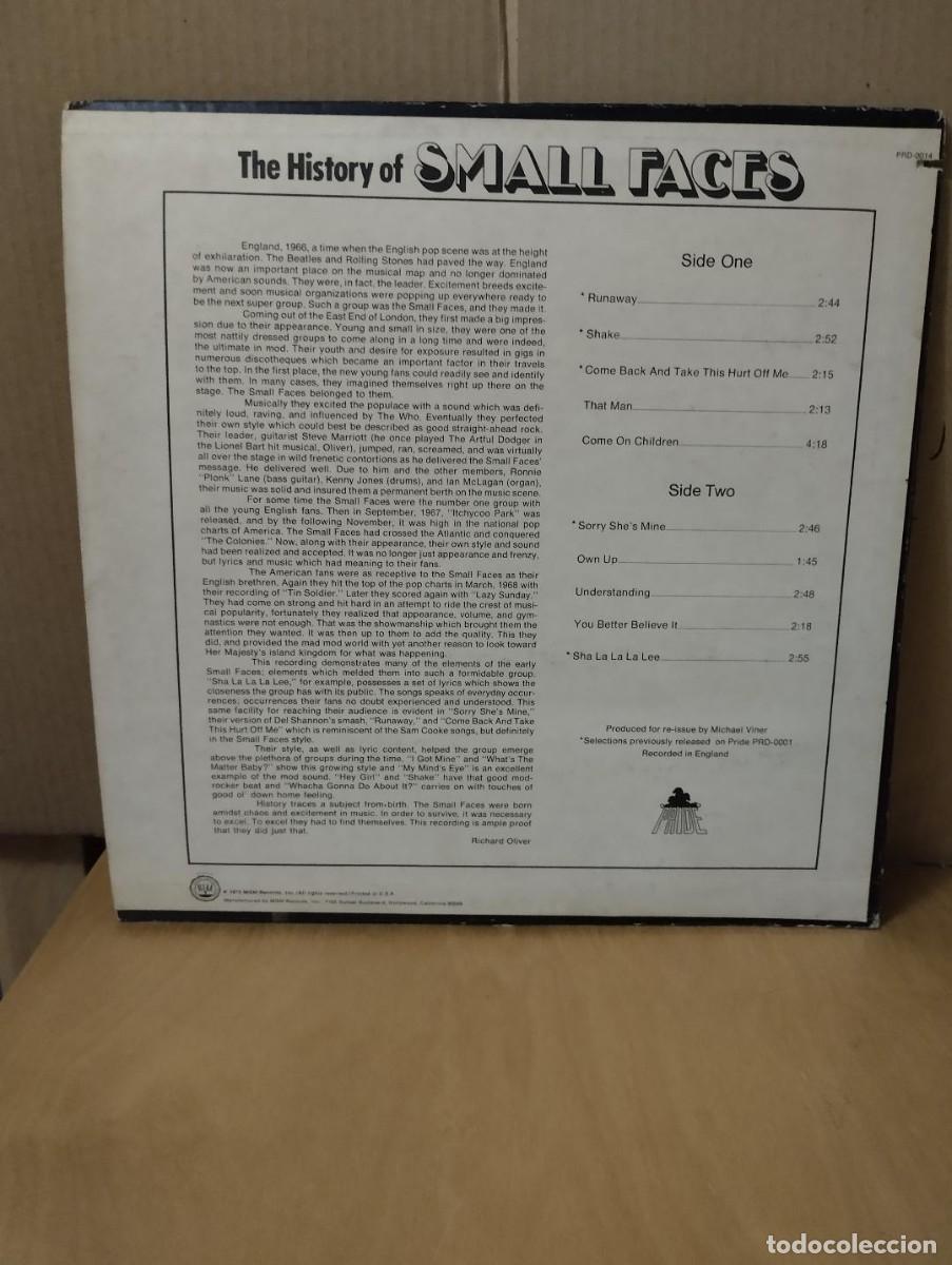 Discos de vinilo: THE SMALL FACES ---- THE HISTORY OF - Foto 2