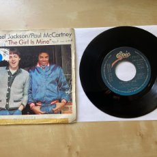 Discos de vinilo: MICHAEL JACKSON / PAUL MCCARTNEY - THE GIRO IS MINE 7” SINGLE VINILO 1982 SPAIN