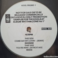 Discos de vinilo: MAXI - RHYTHM ZONE SAMPLER - EDICION INGLESA 1989 PROMO
