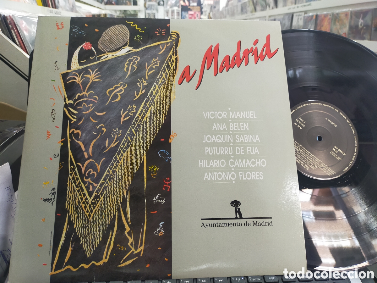 Disques de vinyle: A Madrid mini LP promocional V&iacute;ctor Ana sabina puturru Hilario a.flores 1988 en perfecto estado