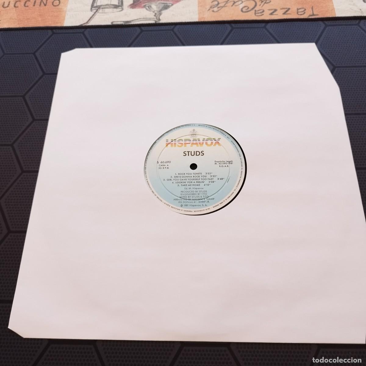 Discos de vinilo: STUDS - STUDS - 1982 - FIRMADO. - Foto 10