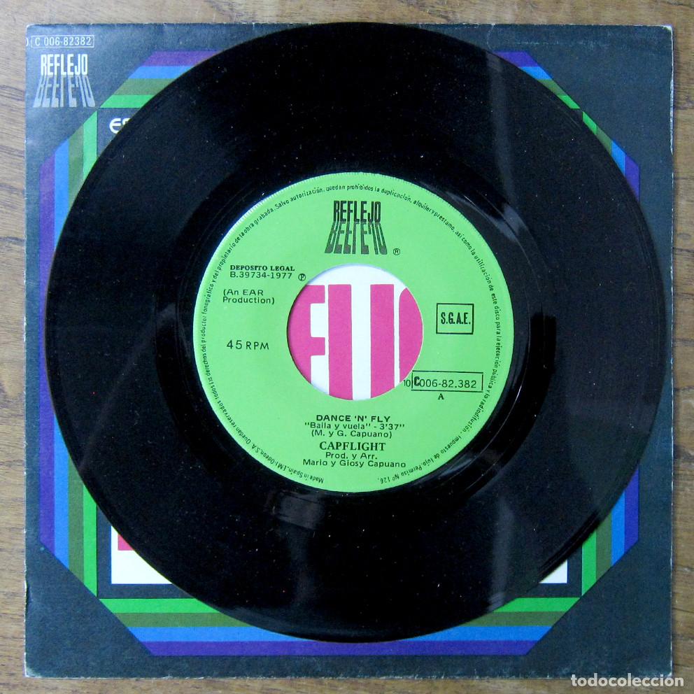 Discos de vinilo: CAPFLIGHT - DANCE N FLY / MIMOSA - 1977 - - Foto 3