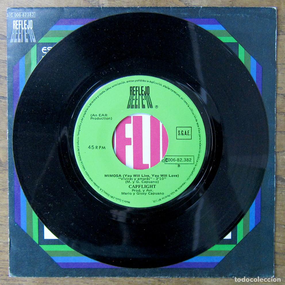Discos de vinilo: CAPFLIGHT - DANCE N FLY / MIMOSA - 1977 - - Foto 4