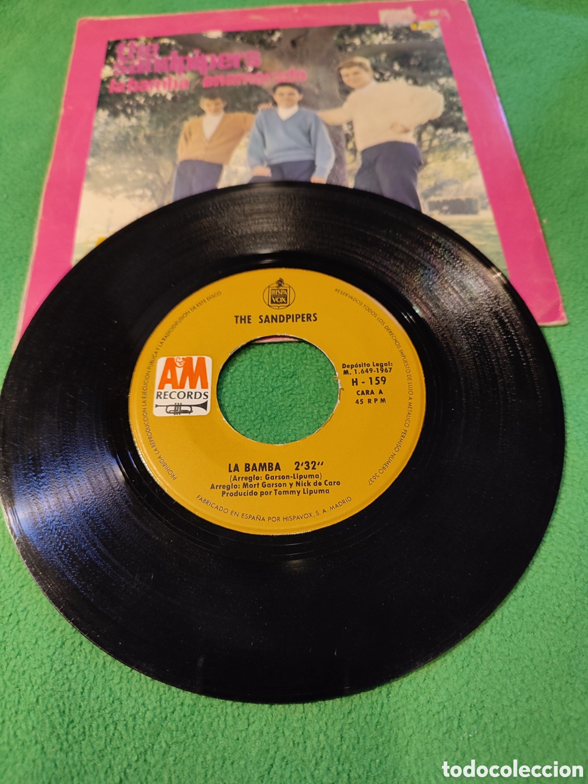 Discos de vinilo: The Sandpipers - Enamorado - Foto 2