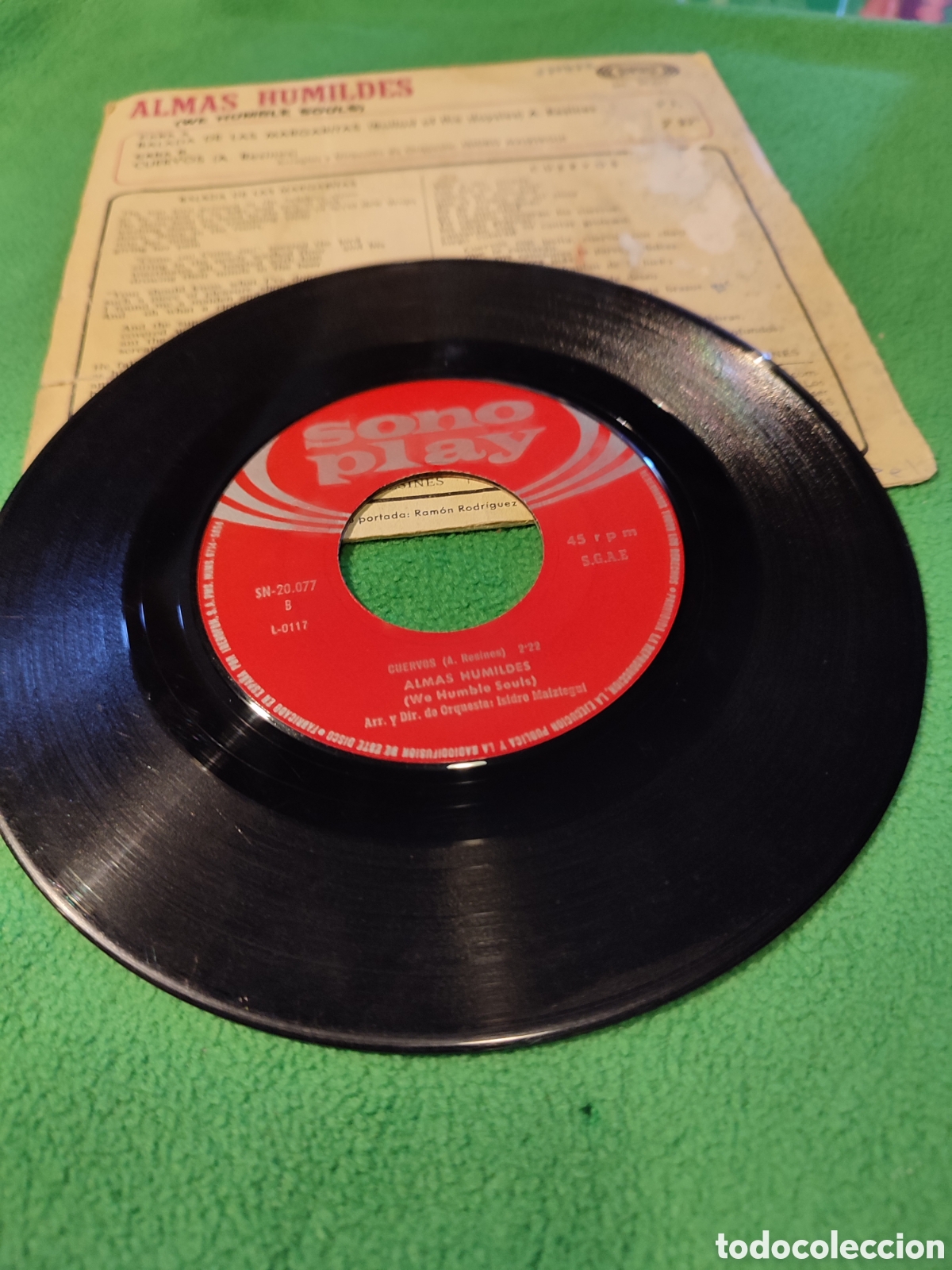 Discos de vinilo: Almas Humildes - Cuervos - Foto 2