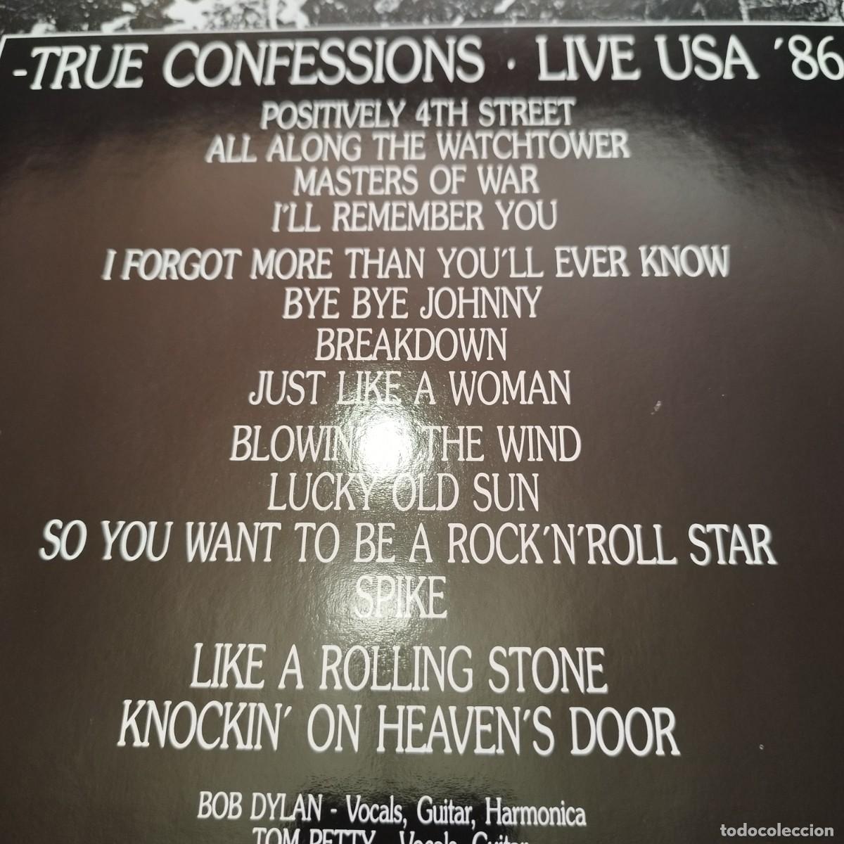 Discos de vinilo: BOB DYLAN & TOM PETTY - TRUE CONFESSIONS - LUXEMBURGO - DOBLE LP. - Foto 3