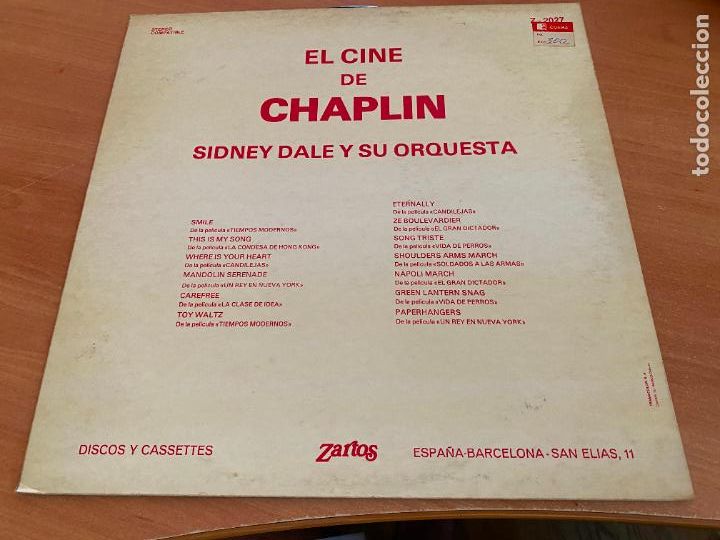 Discos de vinilo: SIDNEY DALE TEMAS DE CHAPLIN EN VERSION POP LP ESPA&Ntilde;A 1973 (B-39) - Foto 3