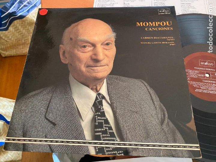 Discos de vinilo: MOMPOU (CANCIONES) LP ESPA&Ntilde;A 1982 (B-39) - Foto 2