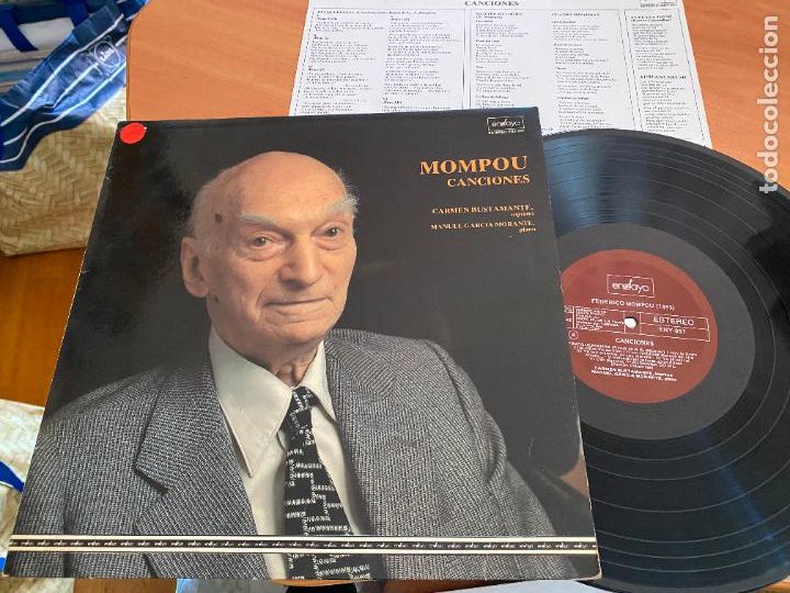 Discos de vinilo: MOMPOU (CANCIONES) LP ESPA&Ntilde;A 1982 (B-39) - Foto 1