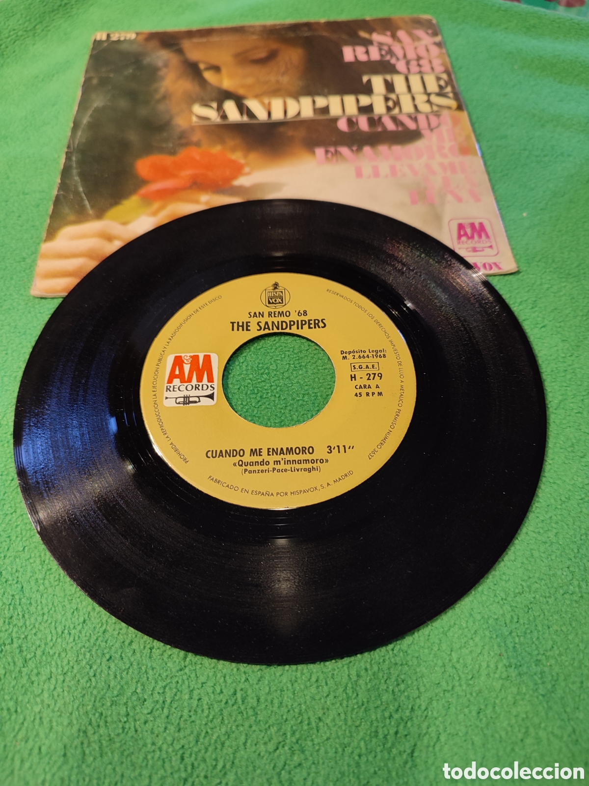 Discos de vinilo: The Sandpipers - Cuando me enamoro - Foto 2