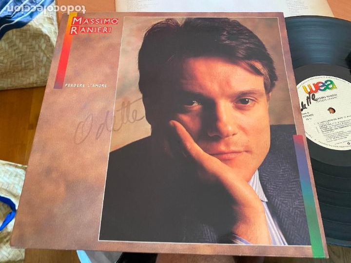 Discos de vinilo: MASSIMO RANIERI (PERDERE LAMORE) LP ESPA&Ntilde;A 1988 (B-39) - Foto 3