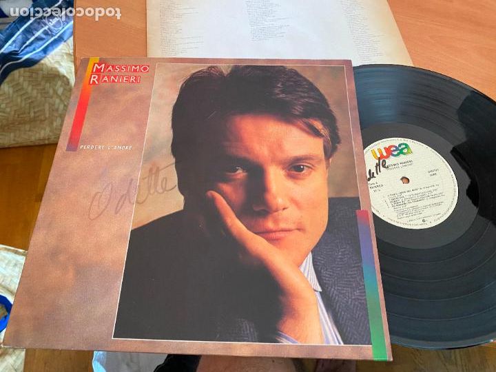 Discos de vinilo: MASSIMO RANIERI (PERDERE LAMORE) LP ESPA&Ntilde;A 1988 (B-39) - Foto 1