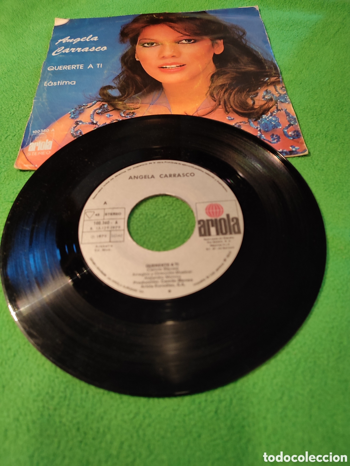 Discos de vinilo: &Aacute;ngela Carrasco - Quererte a t&iacute; - Foto 2