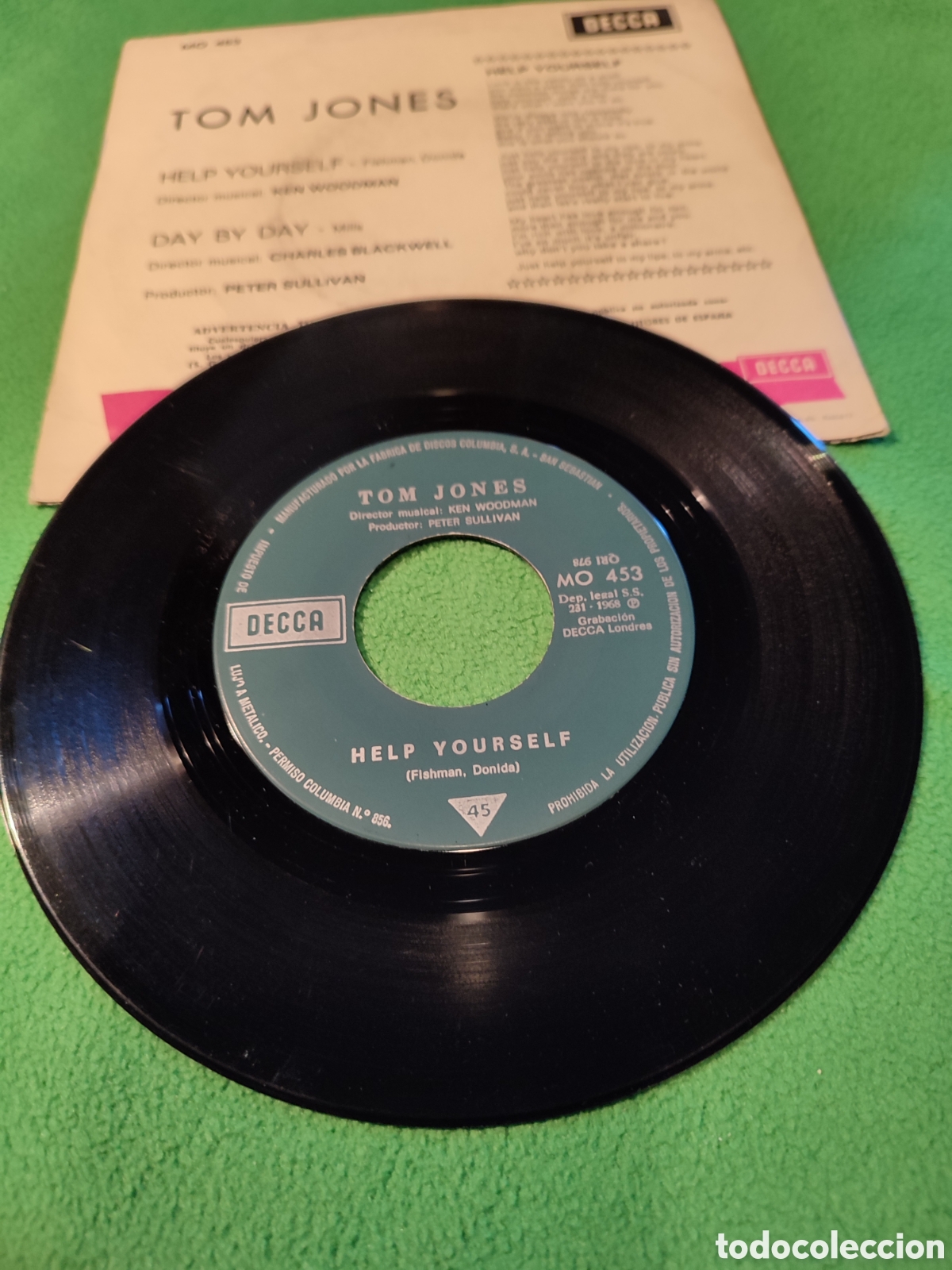 Discos de vinilo: Tom Jones - Help yourself - Foto 2