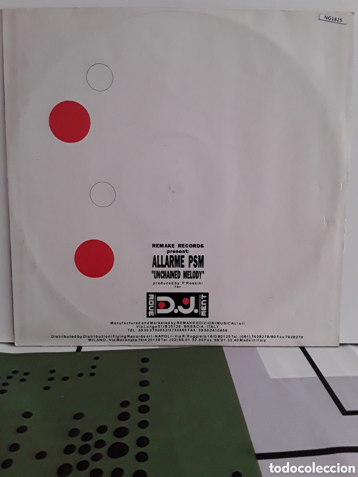 Discos de vinilo: Allarme PSM &lrm;&ndash; Unchained Melody - Foto 2