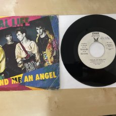 Discos de vinilo: REAL LIFE - SEND ME AN ANGEL 7” SINGLE VINILO 1983 SPAIN PROMOCIONAL