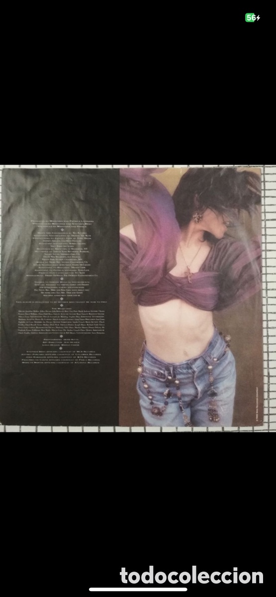 Discos de vinilo: Vinilo MADONNA live prayer Original 1989 - Foto 2