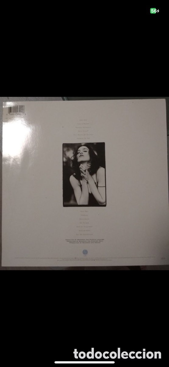 Discos de vinilo: Vinilo MADONNA live prayer Original 1989 - Foto 3