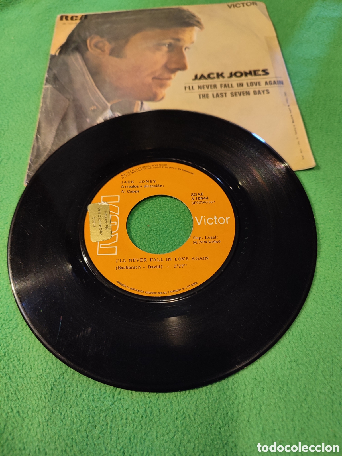 Discos de vinilo: Jack Jones - Ill Never fall in love again - Foto 2