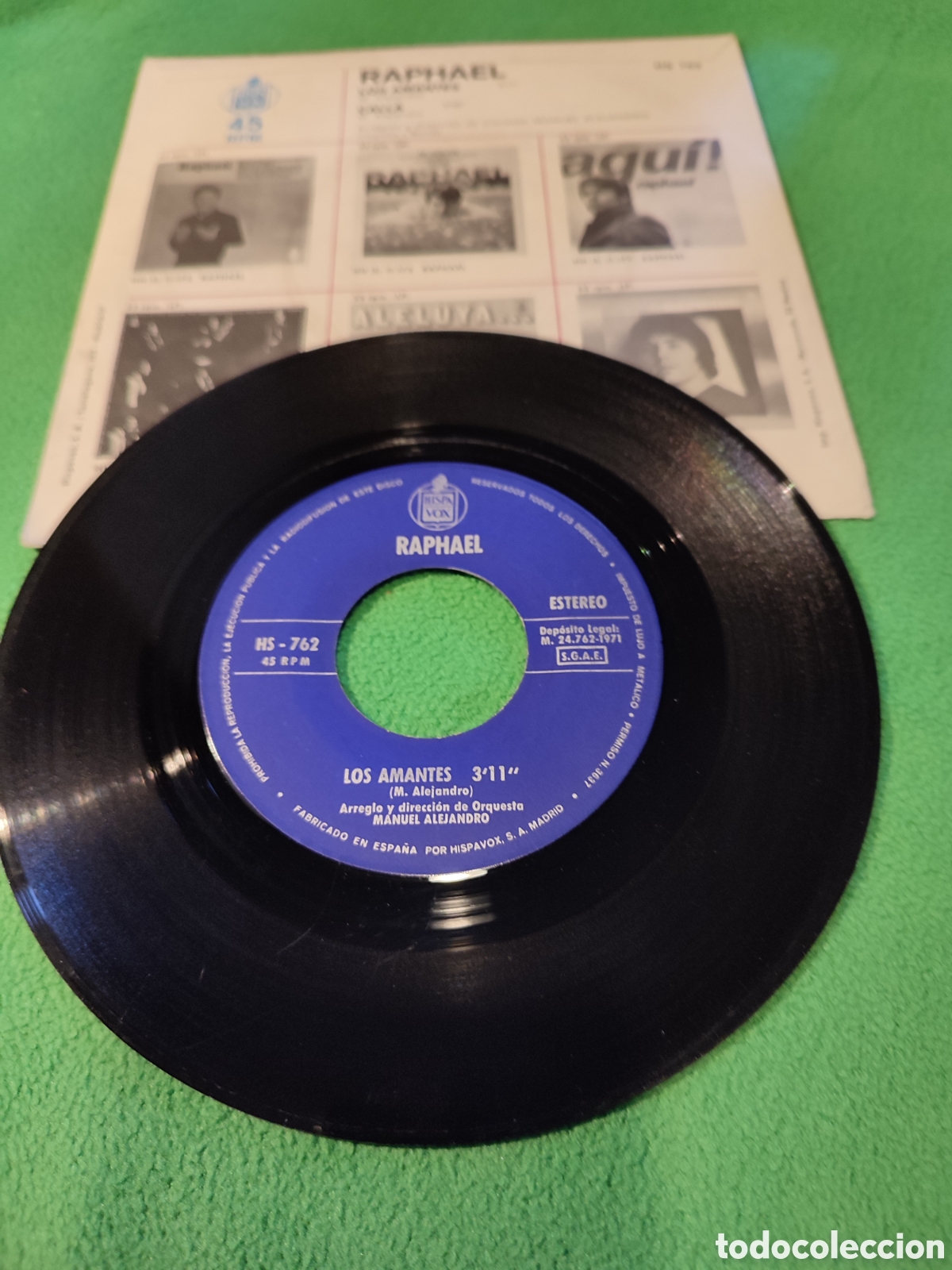 Discos de vinilo: Raphael - Los amantes - Foto 2