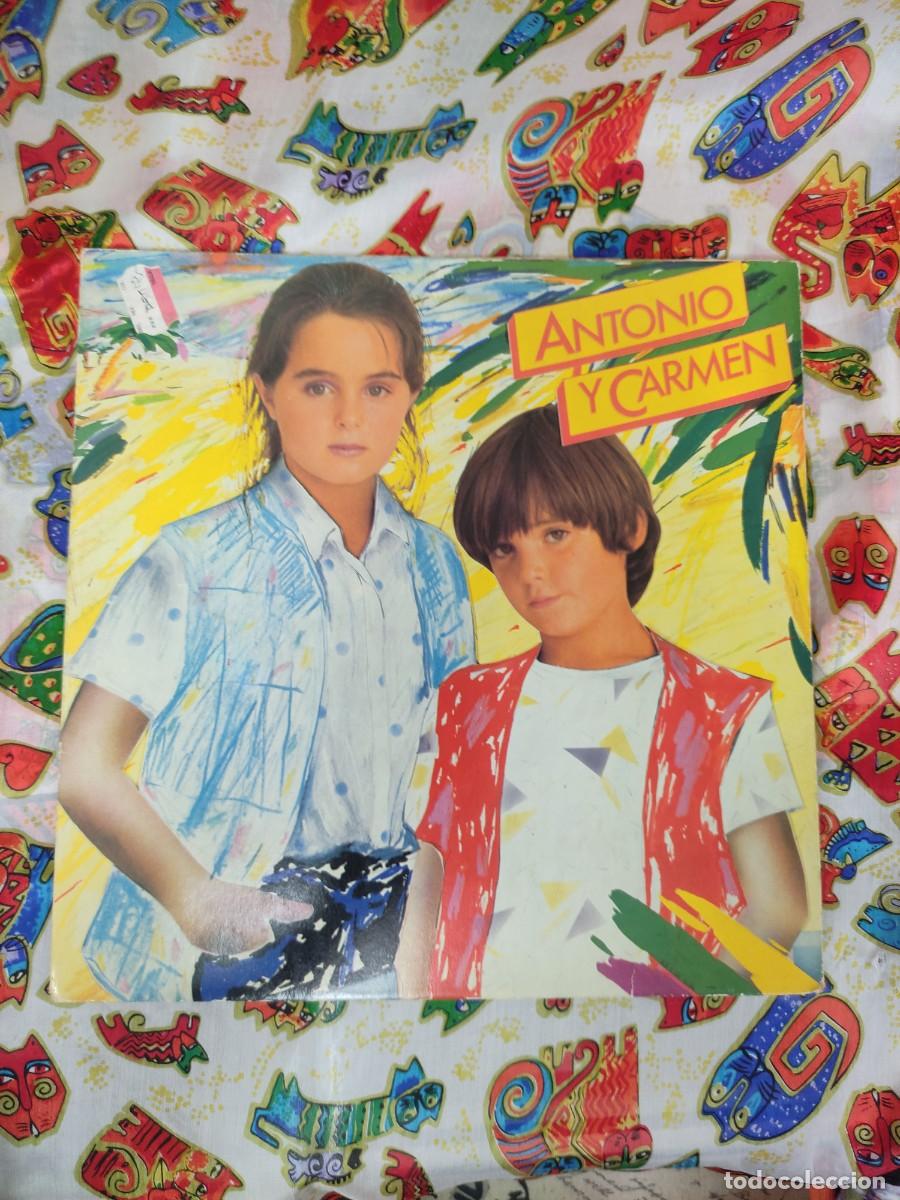 Discos de vinilo: LP ANTONIO Y CARMEN. Sopa de amor. 1982 - Foto 1