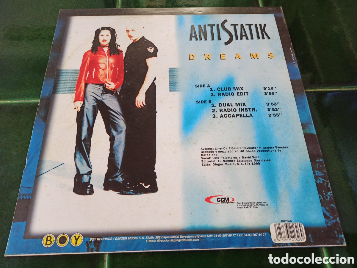 Discos de vinilo: Antistatik &lrm;&ndash; Dreams - Foto 2