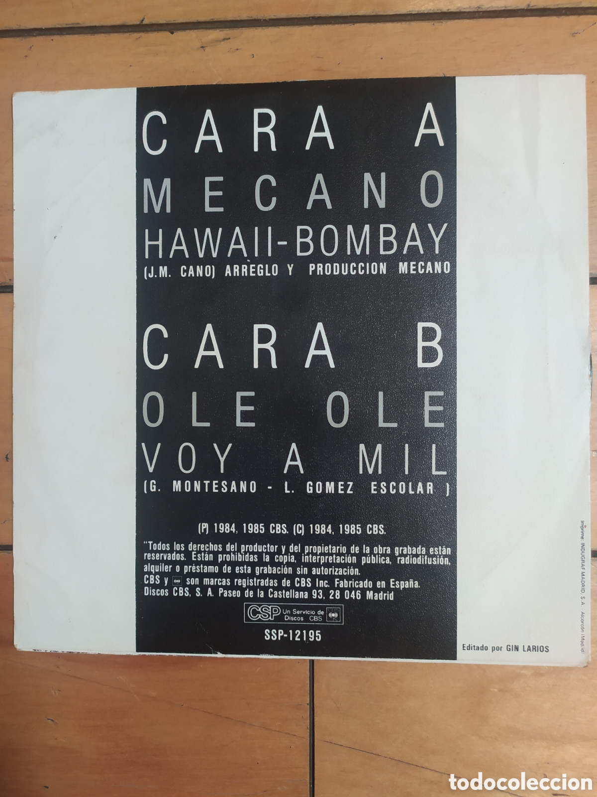 Discos de vinilo: Single Promo Larios - Foto 1