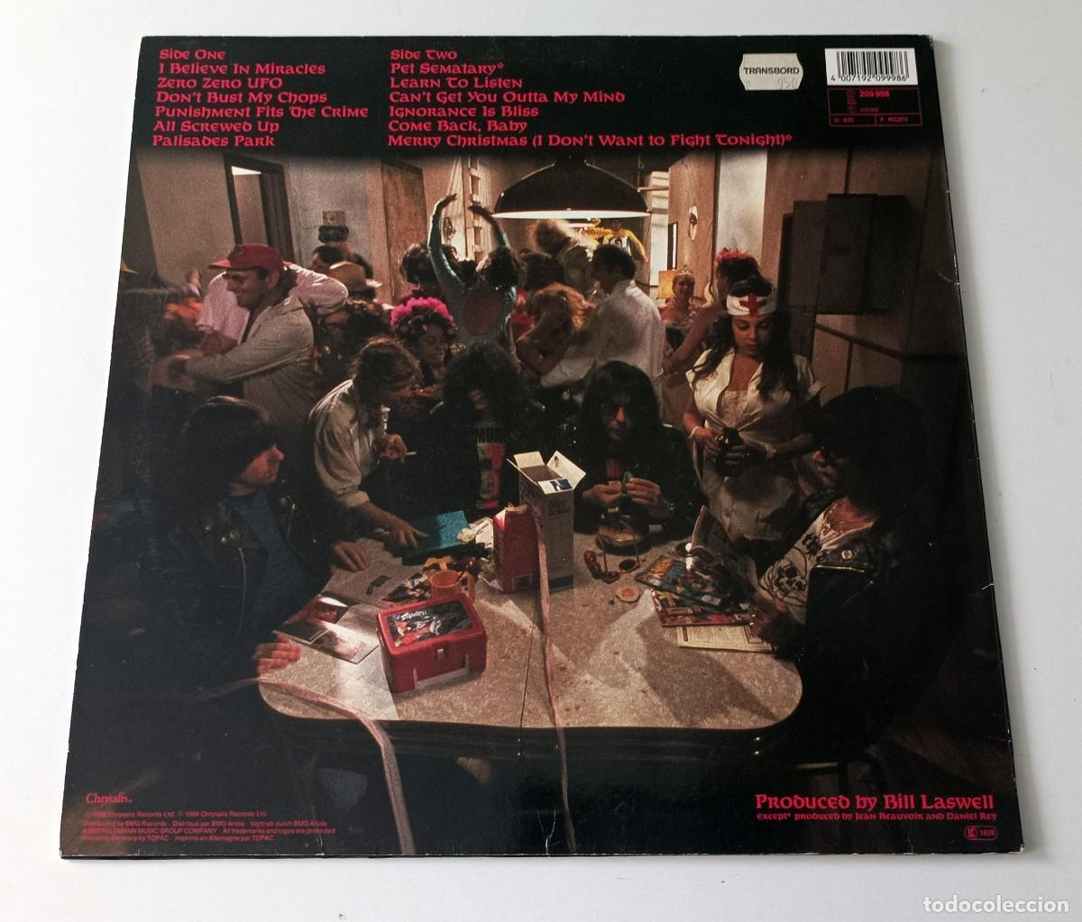Discos de vinilo: LP RAMONES - BRAIN DRAIN - Foto 2