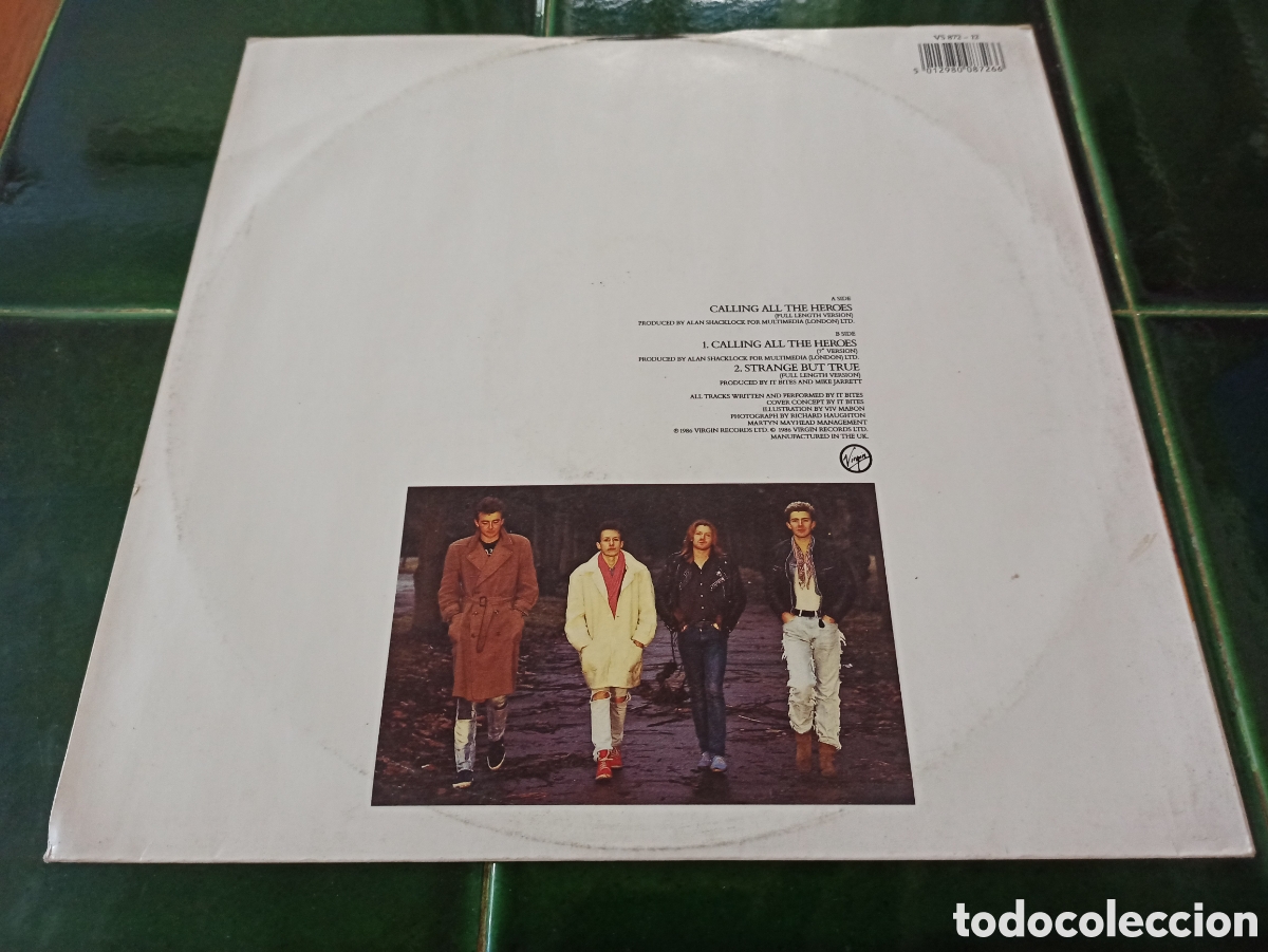 Discos de vinilo: It Bites &lrm;&ndash; Calling All The Heroes 12&rdquo; - Foto 2