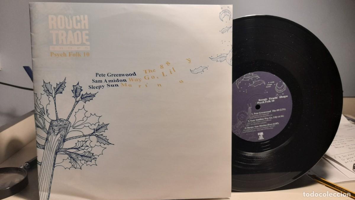 Disques de vinyle: LP DE 10 PULGADAS : PSYCH FOLK 10 ( PETE GREENWOOD, SAM A MIDOM, SLEEPY SUN ( + DOVES GREEN MAN )