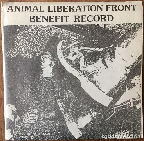 Discos de vinilo: Wornout / X-Large &ndash; Animal Liberation Front Benefit Record - Foto 1