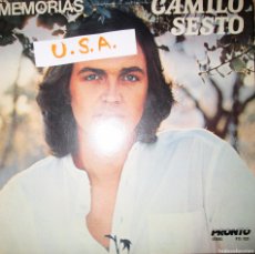 Discos de vinilo: LP CAMILO SESTO MEMORIAS ESTADOS UNIDOS USA PORTADA DOBLE VER FOTOS