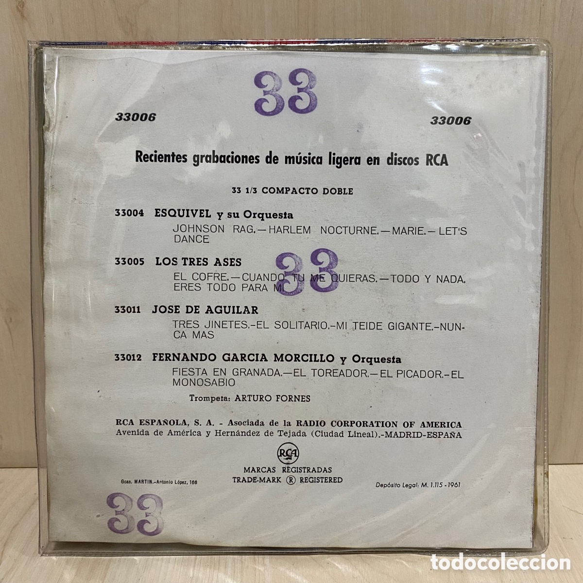 Discos de vinilo: Jorge Negrete - Corrido De Jorge Torres (7&rdquo;, EP, Mono) - Foto 2