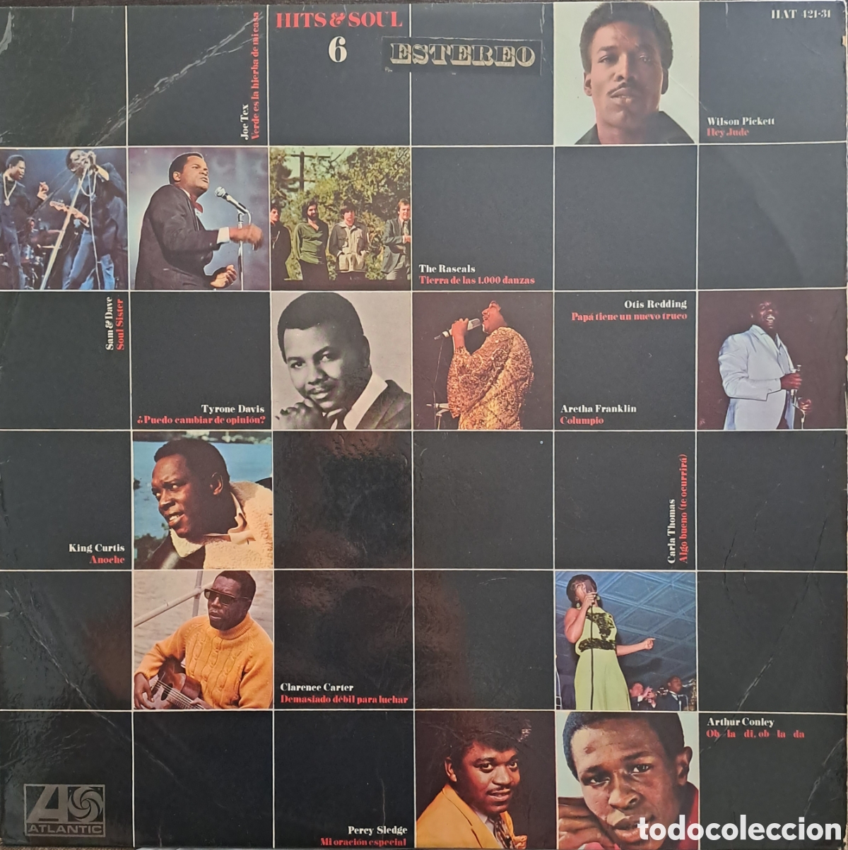Discos de vinilo: Varios&nbsp;&ndash;&nbsp;Hits & Soul 6. Atlantic&nbsp;&ndash; HAT (S) 421-31,&nbsp;Atlantic&nbsp;&ndash; HATS 421-31Serie:Hits & Soul. LA.3