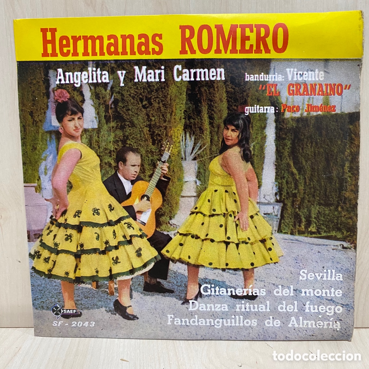 Discos de vinilo: Hermanas Romero - Sevilla (7&rdquo;, EP) - Foto 1