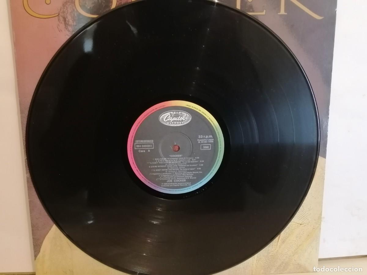 Discos de vinilo: Joe Cocker - Cocker - LP - 1986 - Foto 3
